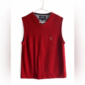 Tommy Hilfiger Red Sleeveless Sweater